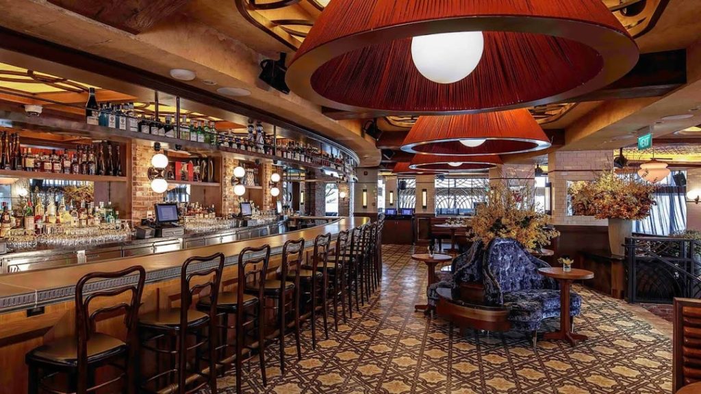 a classic Italian dining and rooftop bar