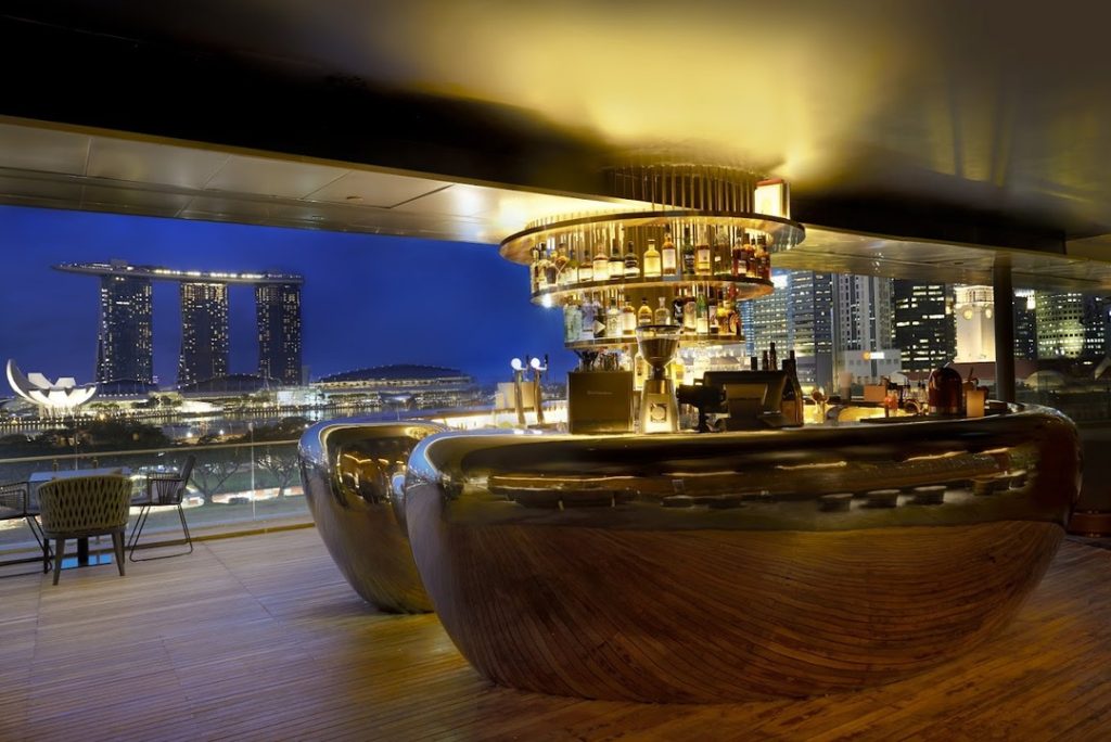 A night skyview from Smoke & Mirrors
