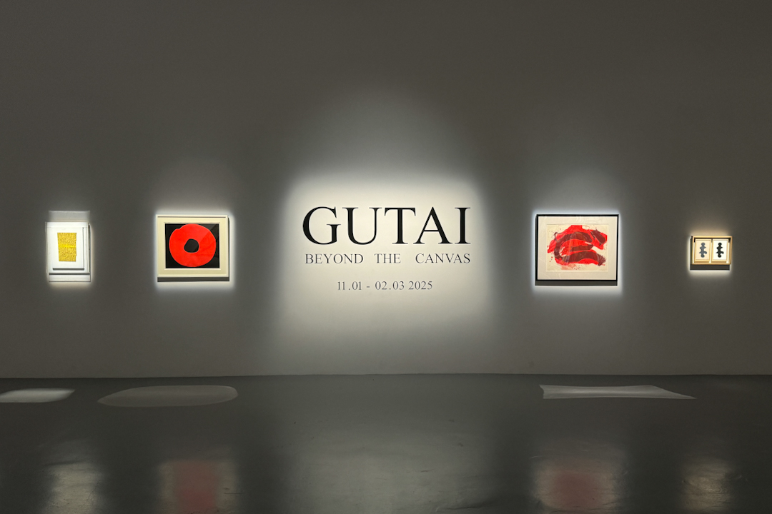 Gutai Beyond the Canvas exhibition at Whitestone Gallery