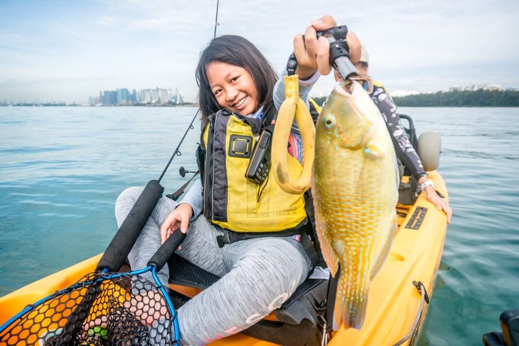 Try out kayak fishing with Finding Nemo
