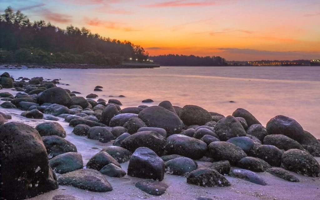 Sunset at Punggol Beach
