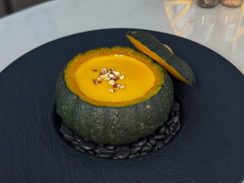 Japanese Pumpkin Soup at Lacol Bangkok