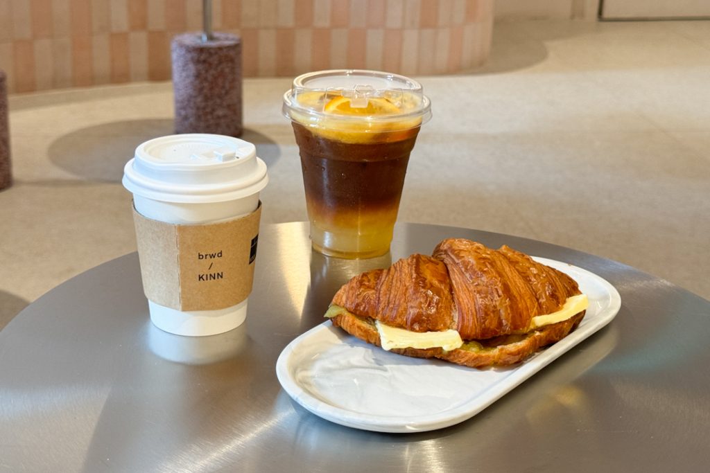 Coffee and croissants at Keong Saik Road