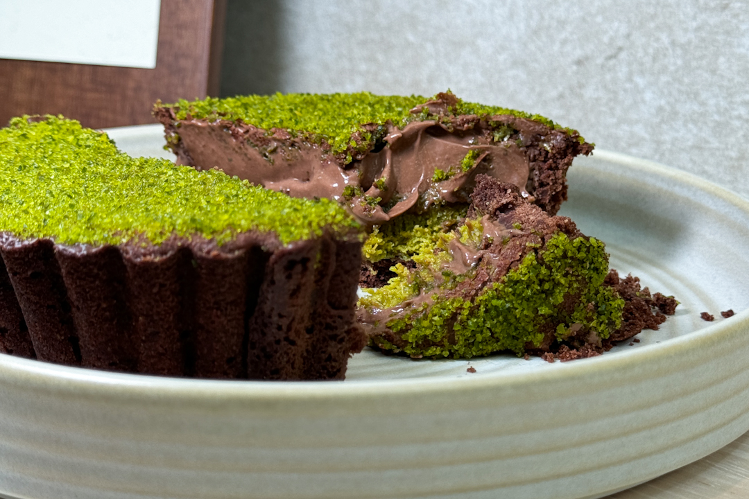 First Dubai Chocolate Cheesecake in Singapore at Queic by Olivia