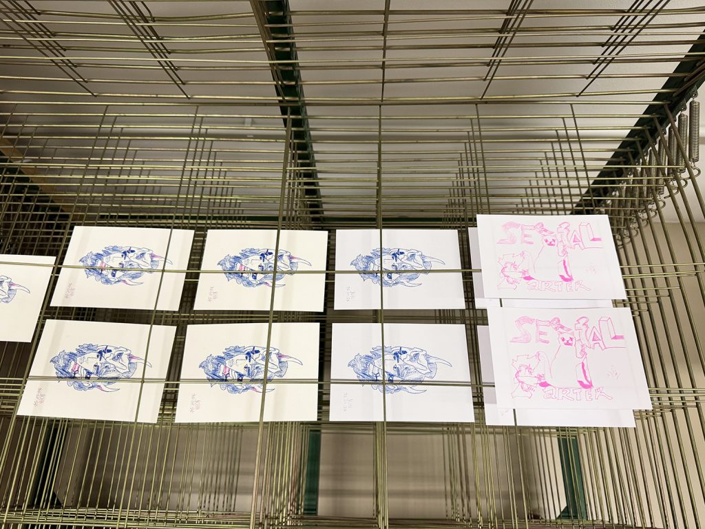 Scanning and printing process for risograph workshop