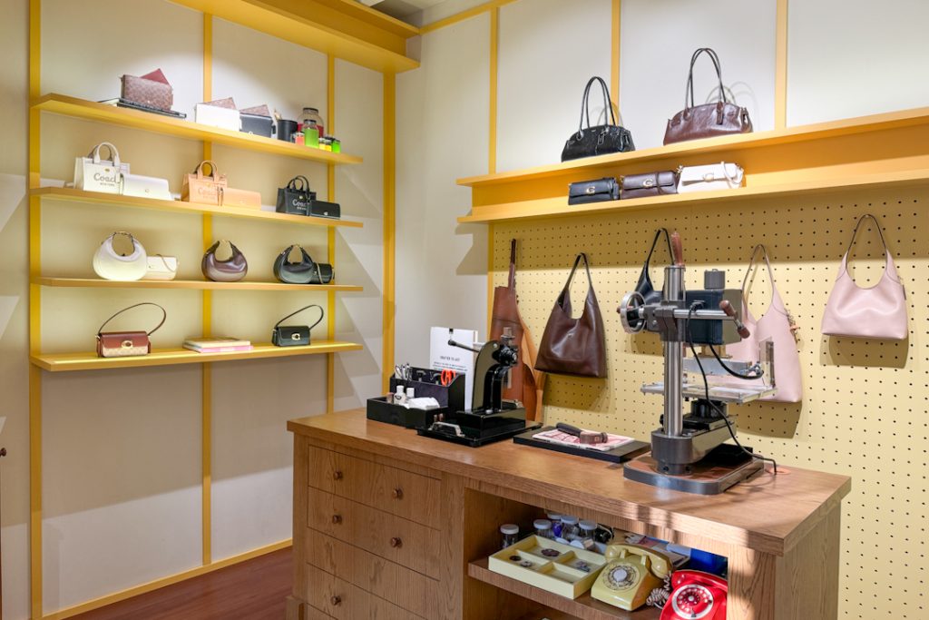 Shopping area in Coach Play Singapore Shophouse