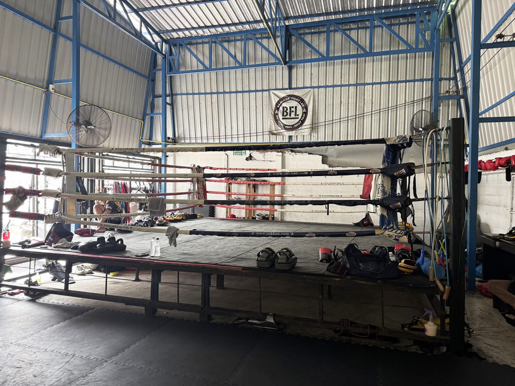 Muay Thai classes in Innside Bangkok Hotel