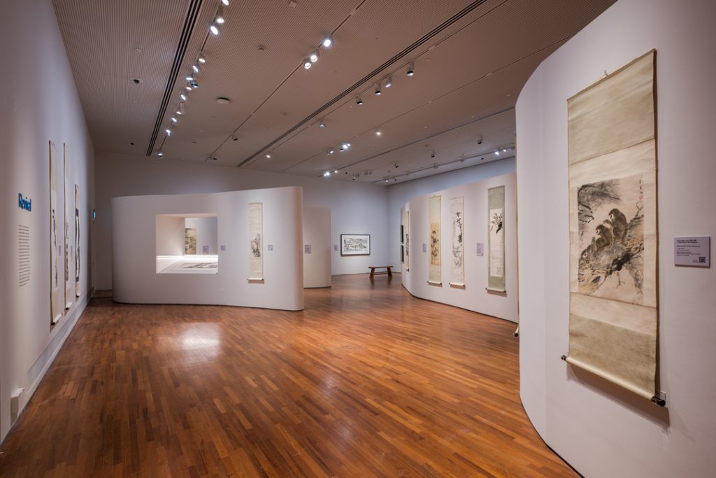 Installation view of Dalam Collection, Where Ink Tides Meet