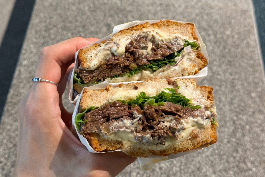Brisket Sandwich at Korio Bugis outlet