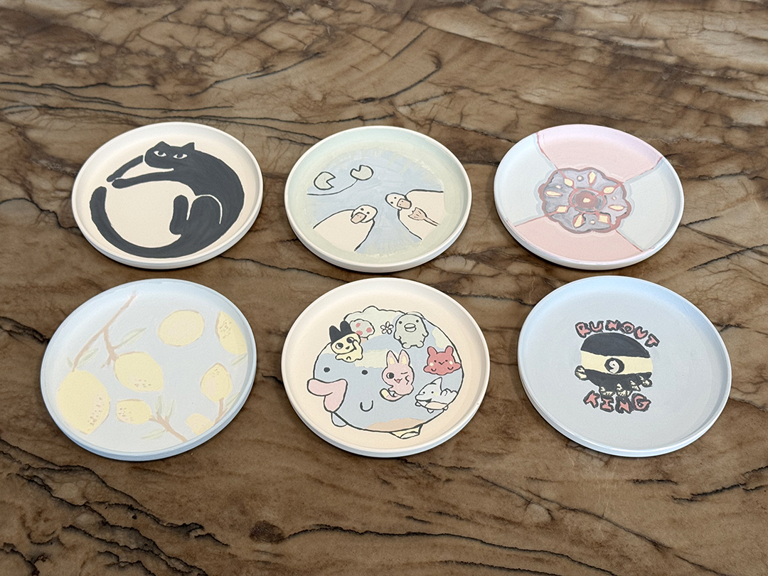 Oh Glorious Clay home pottery set painted