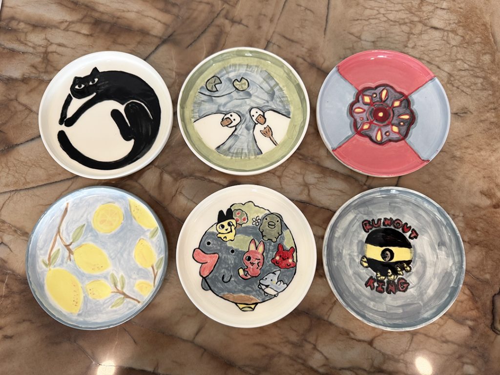 Oh Glorious Clay's Home pottery kit final products