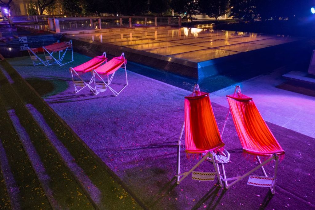Rendering of Lepak by the River by Singapore Night Festival