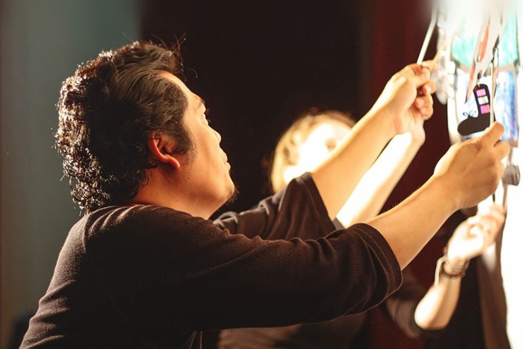 Shadow puppetry behind the scenes