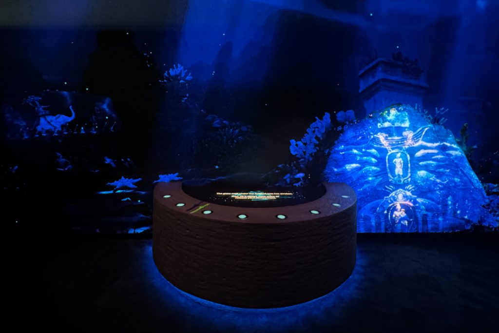 Digital well where u can tap your wristband and release your animal companion