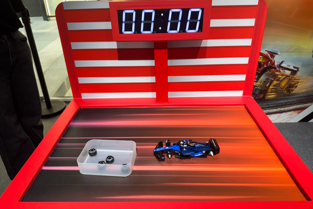 Mini pit stop activity challenge