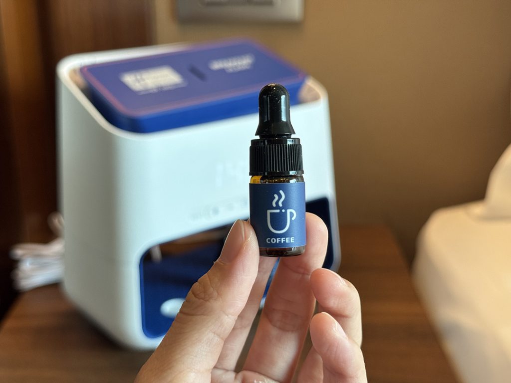 Coffee essential oil at Holiday Inn Express