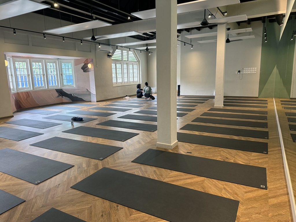 Yoga movement session at Momentus Alexandra Hotel