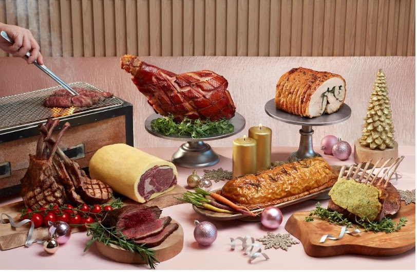 Christmas spread by Momentus Hotel Alexandra
