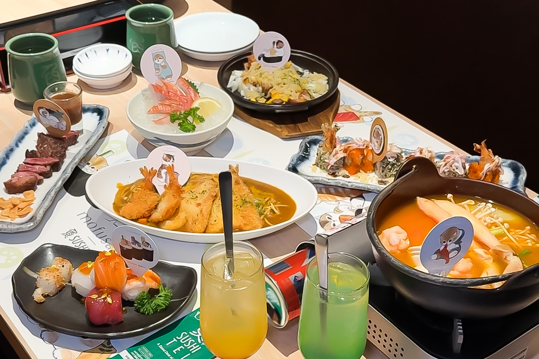 Mofusand x Sushi Tei Exclusive Menu