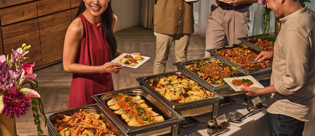 CNY buffet spread by Grain