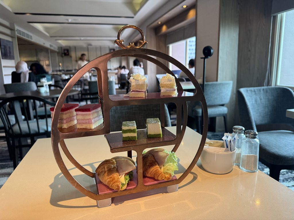 Afternoon tea at PARKROYAL Beach Road Club Room