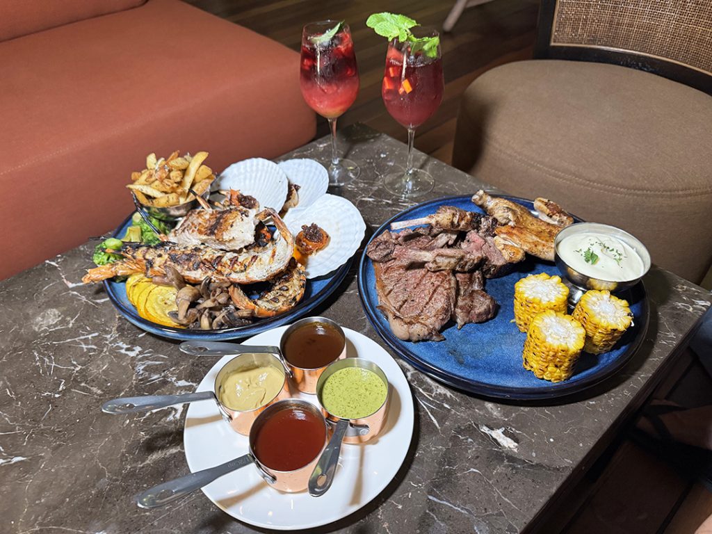 Dinner at Santai restaurant at The RuMa
