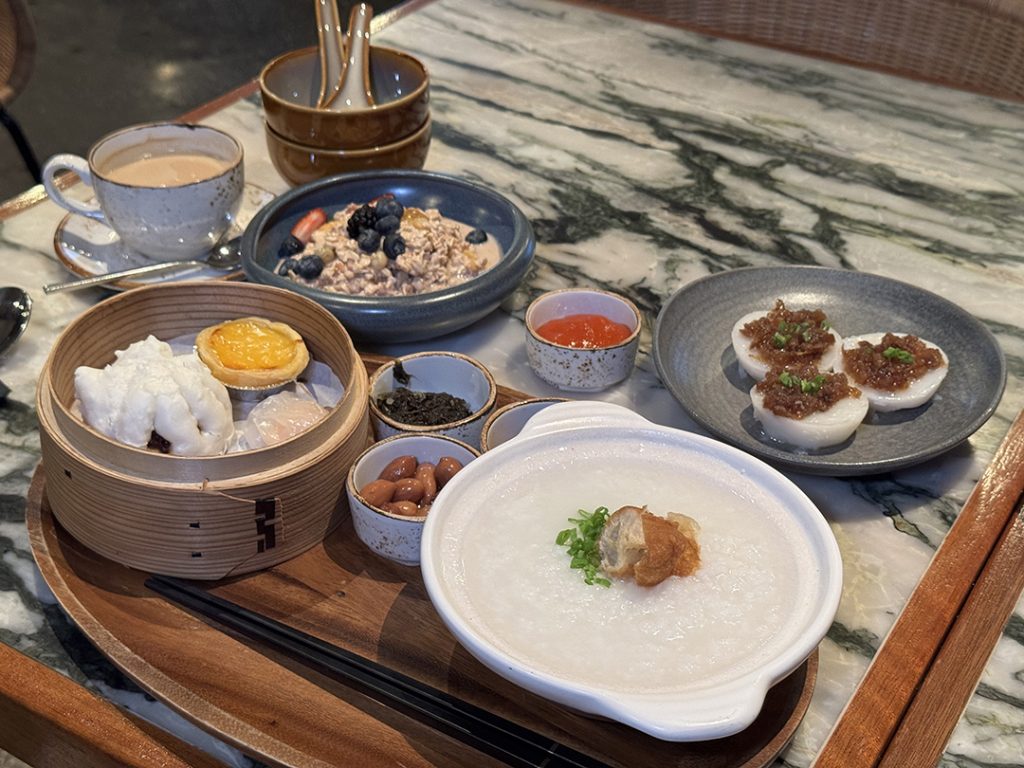 Breakfast buffet at The Warehouse Hotel