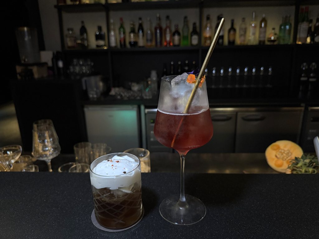 Cocktails at The Warehouse Hotel bar