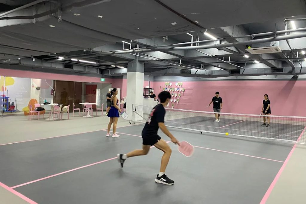 Play Pickle pink court at Serangoon