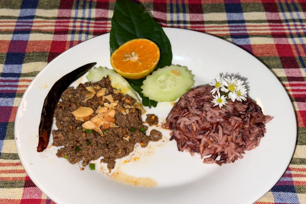 Barrab northern thai restaurant in Chiang Rai