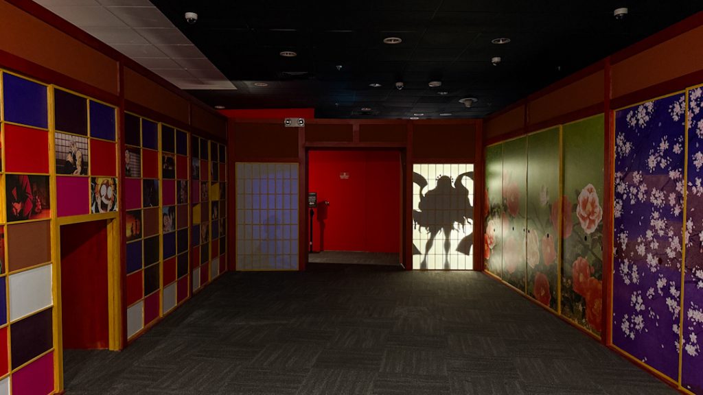 The Entertainment District set up