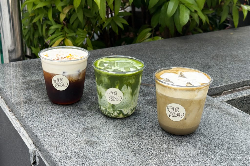 Melbourne inspired drinks at this matcha pop up at Orchard