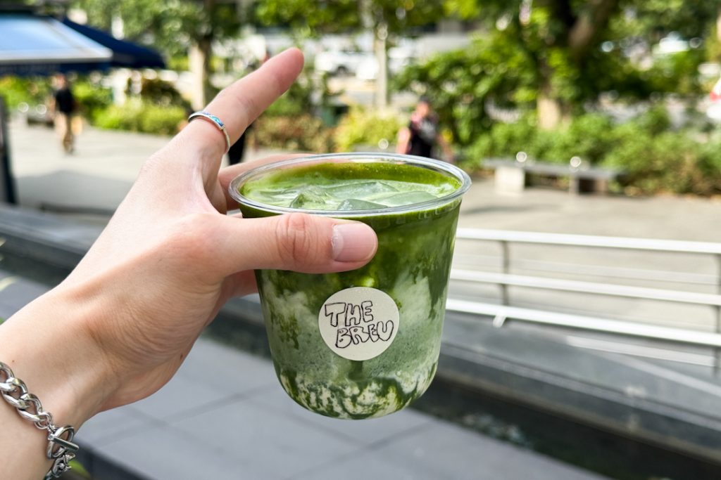 Pistachio Matcha on Oat