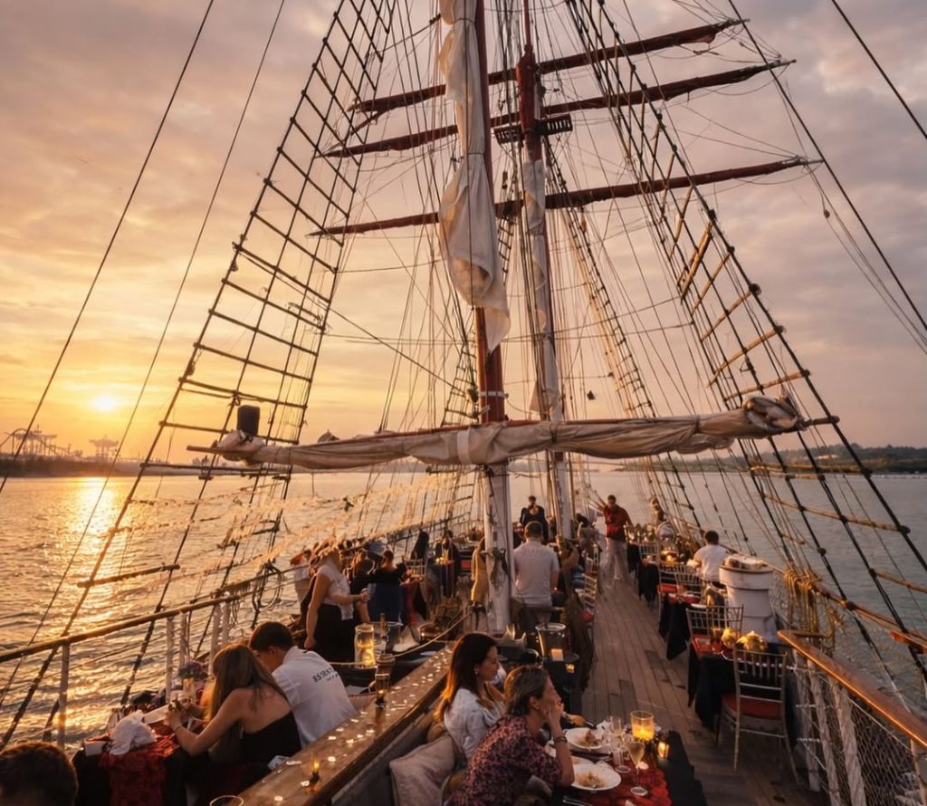 Sunset dinner sail