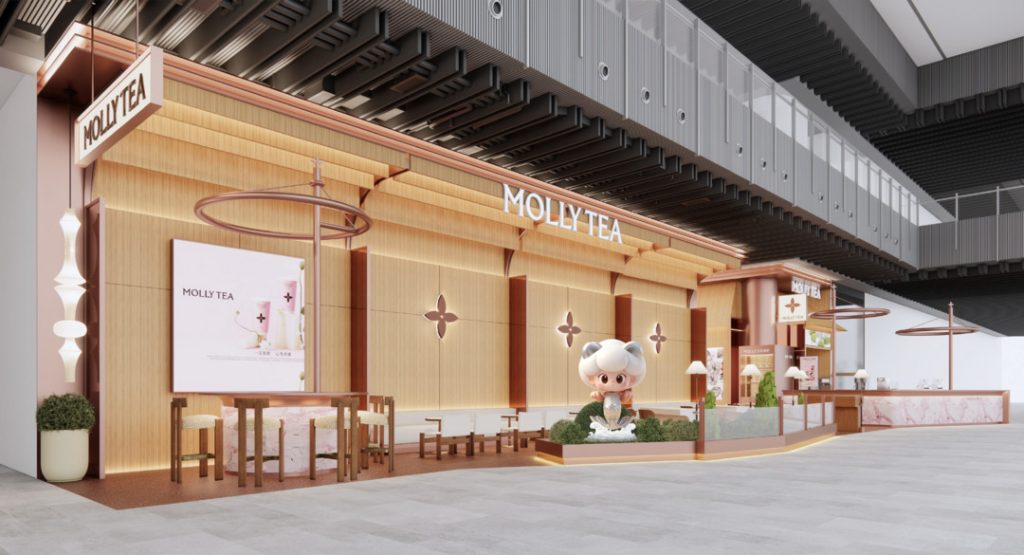 Molly Tea Southeast Asia's flagship store opening in Singapore