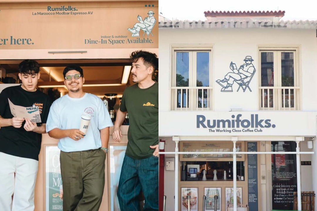Rumifolks cafe on Bali Lane — counter area and storefront