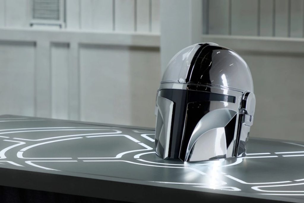 Metallic Star Wars helmet at DisneyStore.sg pop up