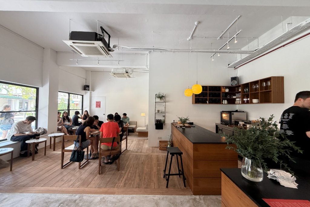 Interior photo of Visitors Cafe at Tanjong Pagar