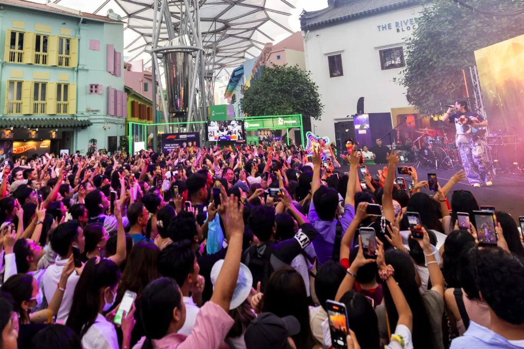 Hit the Apex festival Clarke Quay Singapore F1 Grand Prix Season 2026