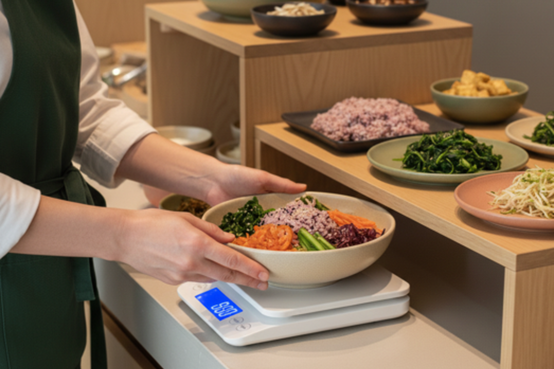 DIY bibimbap Korean bowl at Bibim Deli Suntec City Singapore