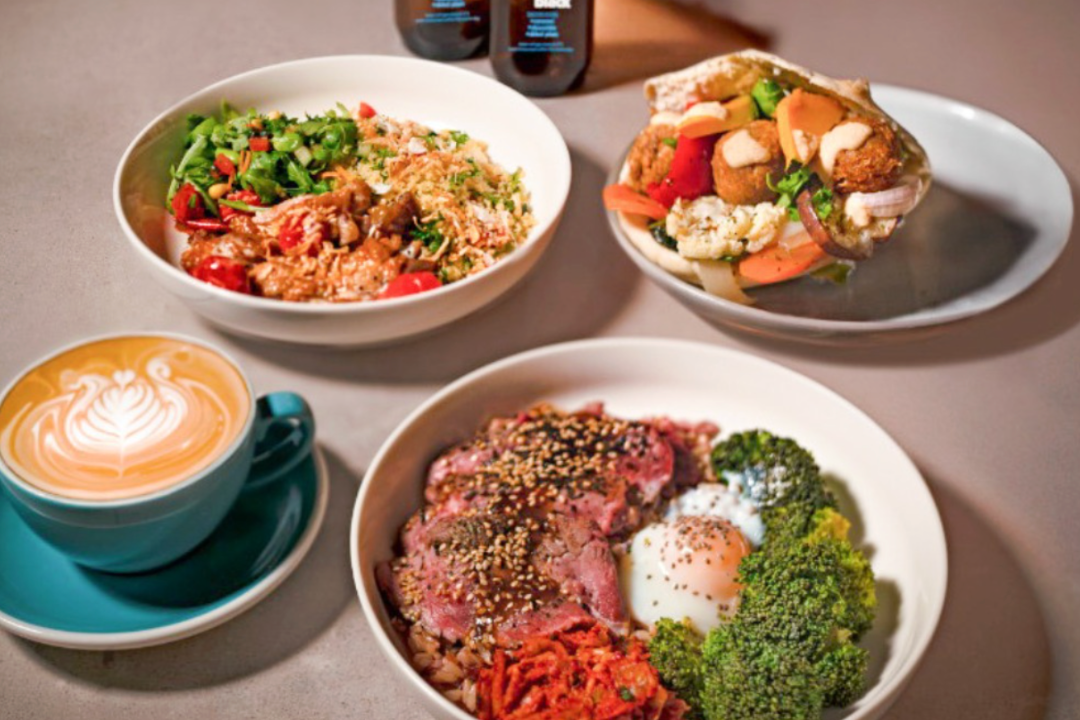 Middle Eastern grain bowl at Workspace Espresso Singapore