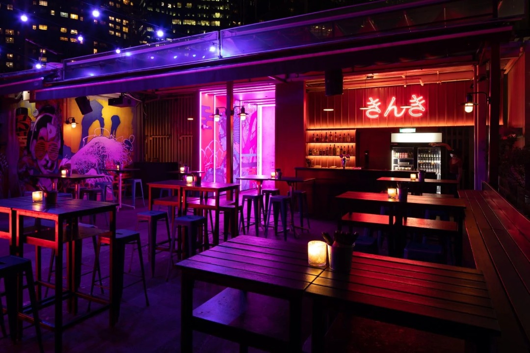 Kinki Restaurant rooftop Customs House Collyer Quay Singapore modern Japanese