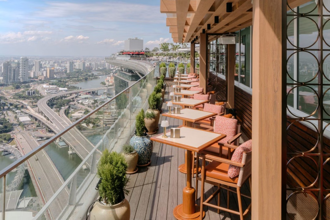 Lavo Italian Restaurant Level 57 Marina Bay Sands Singapore coastal Italian rooftop