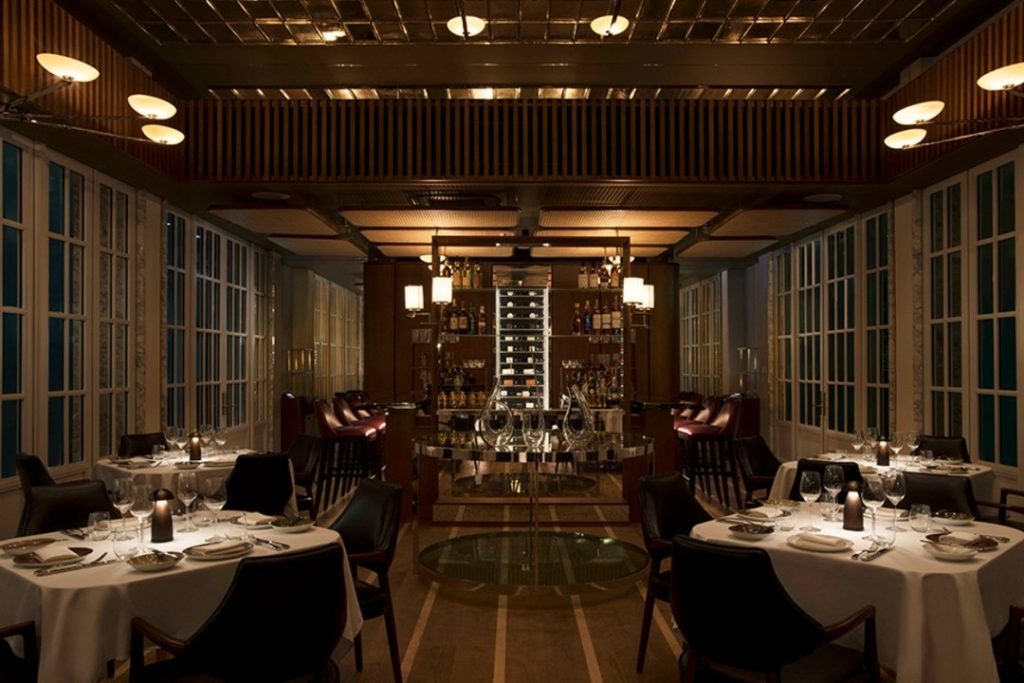 Spago Wolfgang Puck Level 57 Marina Bay Sands Singapore terrace circuit view Californian Asian