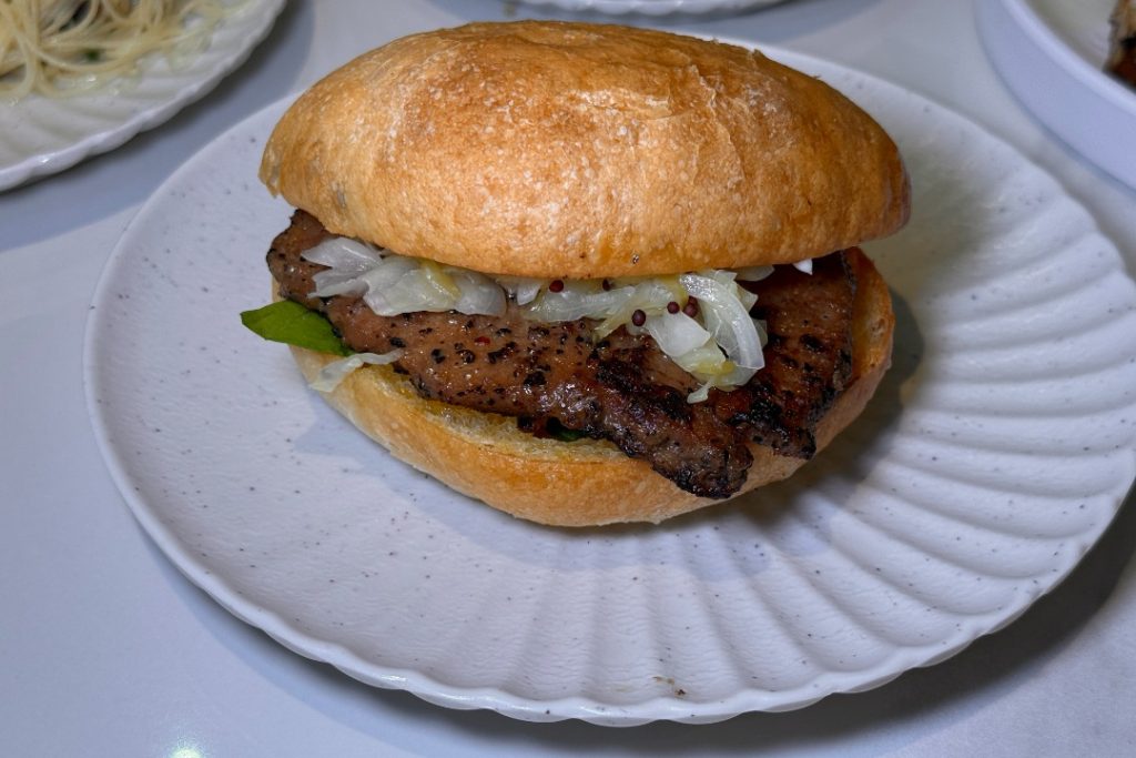 pork chop bun at madeleine's original