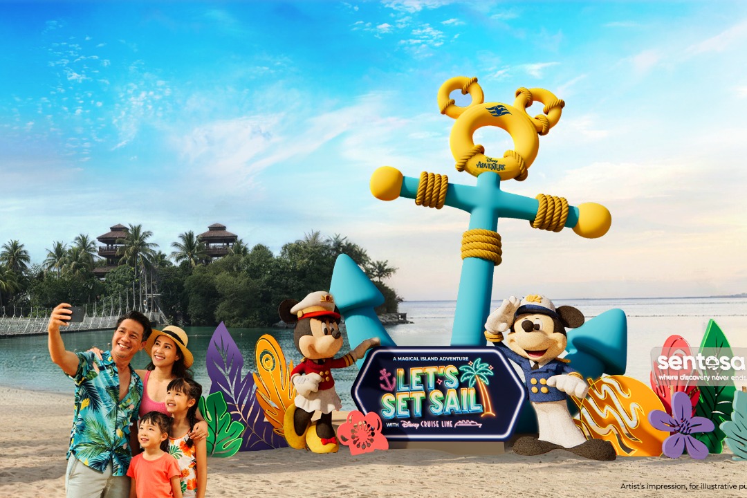 Free Disney Stamp Rally, photo spots & more at Sentosa’s A Magical Island Adventure: Let’s Set Sail with Disney Cruise Line