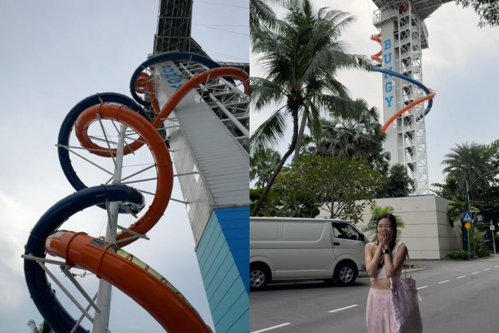 The first to try Skypark Sentosa's newest The Big Klook Slide