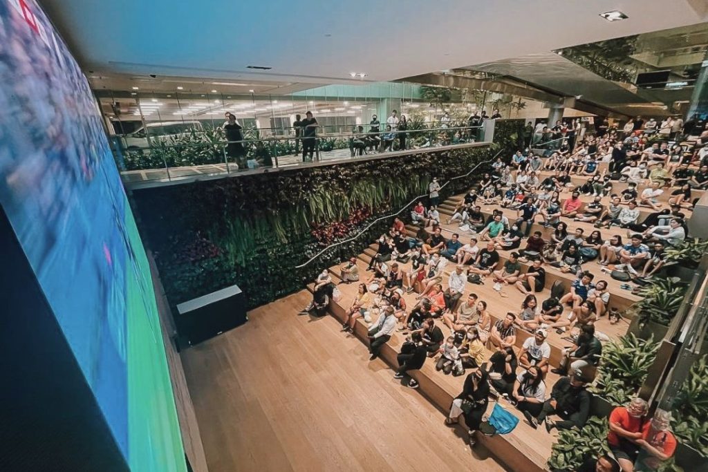 ST3PS amphitheatre Changi Airport Terminal 3 Basement 2 free public screening World Cup 2026 Singapore