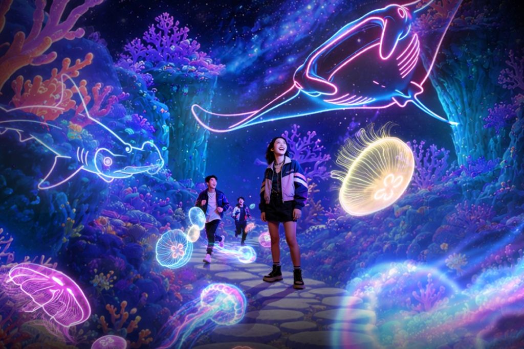 Singapore Oceanarium: Into the Glowcean