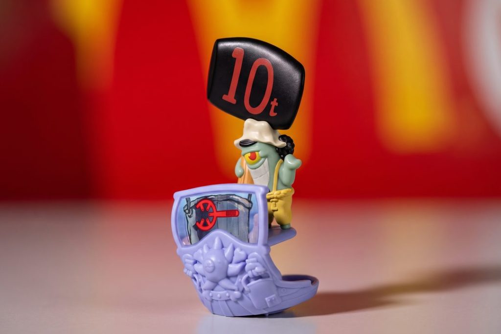 Plankton as Usopp McDonald's Happy Meal toy